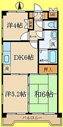 プロスパープラザ 3DKの間取図画像