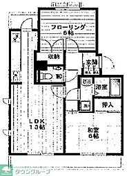 ヴィラ・ウィステリア 2LDKの間取図画像