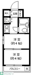 エトワール武蔵境 2Kの間取図画像