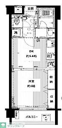 ティエドゥール吉祥寺 1DKの間取図画像