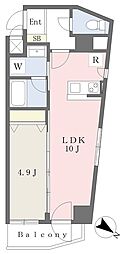 ムジカーレ東十条 1LDKの間取図画像
