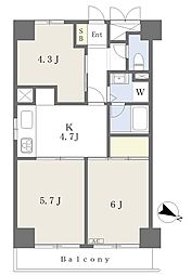 リレント上池袋PART2 3Kの間取図画像