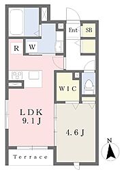 FTコーポ 1LDKの間取図画像