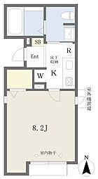 フェリス東長崎 1Kの間取図画像