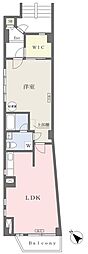 池田ビル 1LDKの間取図画像