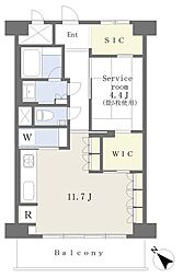 東建池袋要町マンション 1SLDKの間取図画像