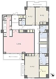 レジデンス代官山 3LDKの間取図画像