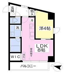 Tom'sgrande 1LDKの間取図画像