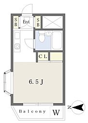 アトレ祐天寺 ワンルームの間取図画像