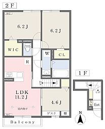 グランボヌール 3LDKの間取図画像