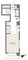 本村ビル ワンルームの間取図画像