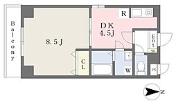 グランシャリオ三鷹 1DKの間取図画像