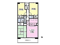 小林ハイツ 3LDKの間取図画像