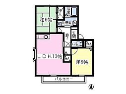 グレイスロイヤルS 2LDKの間取図画像
