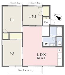 ピュアシティE 3LDKの間取図画像
