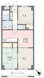 ビュープラザ 3DKの間取図画像