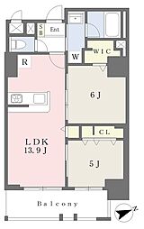 Welina Halelea 2LDKの間取図画像