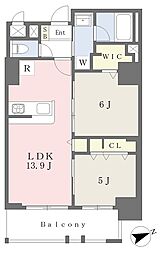 Welina Halelea 2LDKの間取図画像
