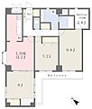 白鳥マンション7階14.6万円