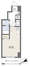 コート八千代台 ワンルームの間取図画像