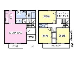エミネンス美しが丘 3LDKの間取図画像