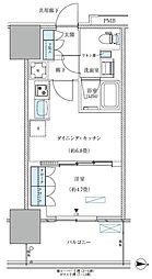 江東区大島4丁目マンション 1DKの間取図画像