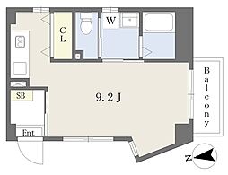 プレミアムバリュー浦安 ワンルームの間取図画像