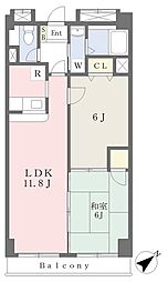 ルーチェ妙典 2LDKの間取図画像