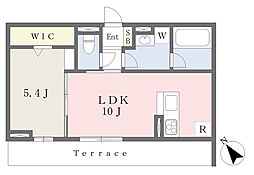 TAKE藤 1LDKの間取図画像