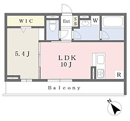TAKE藤 1LDKの間取図画像