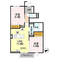 物件の間取り