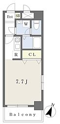 イデアーレ県立大学 ワンルームの間取図画像