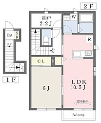 間取図画像 1SLDK
