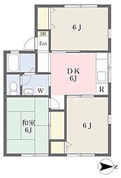 サニーコート 3DKの間取図画像