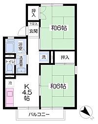 アネックスヒロ 2Kの間取図画像