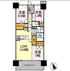 物件の間取り