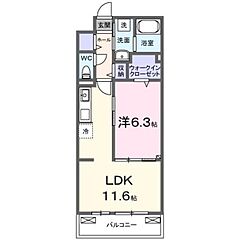 物件の間取り