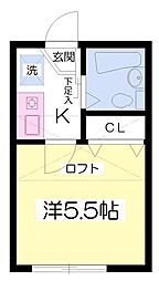 間取図画像 1K