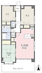 厚木・コアラマンション 3LDKの間取図画像