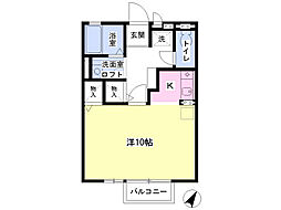 ヴェルドミール壱番館 ワンルームの間取図画像