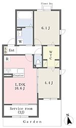 ルーチェA 2SLDKの間取図画像