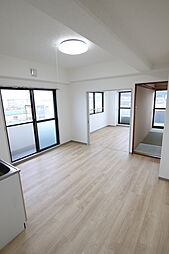 JR青梅線 河辺駅 徒歩12分の賃貸マンション 4階3DKのリビング/ダイニング