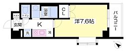 LEVANTE 1Kの間取図画像