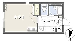 Premia 1Kの間取図画像