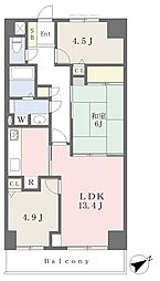 グリーンパレス本郷台 3LDKの間取図画像