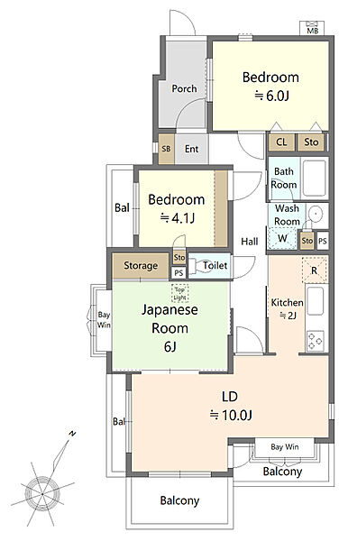 間取りを拡大表示