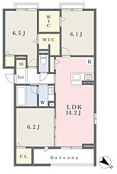 (仮)東浦和4丁目新築計画 3LDKの間取図画像