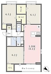 (仮)東浦和4丁目新築計画 3LDKの間取図画像