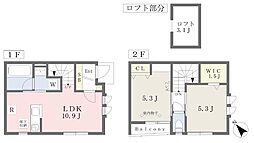 ガネーシャ南浦和 2LDKの間取図画像