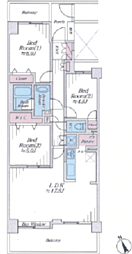 間取図画像 3LDK